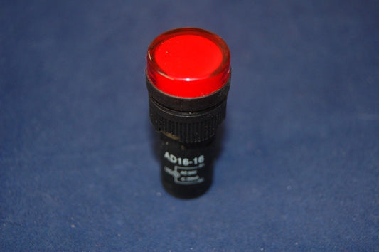 2PCS Pilot light RED Led Lamp 16mm Screw Terminal  12V AC/DC