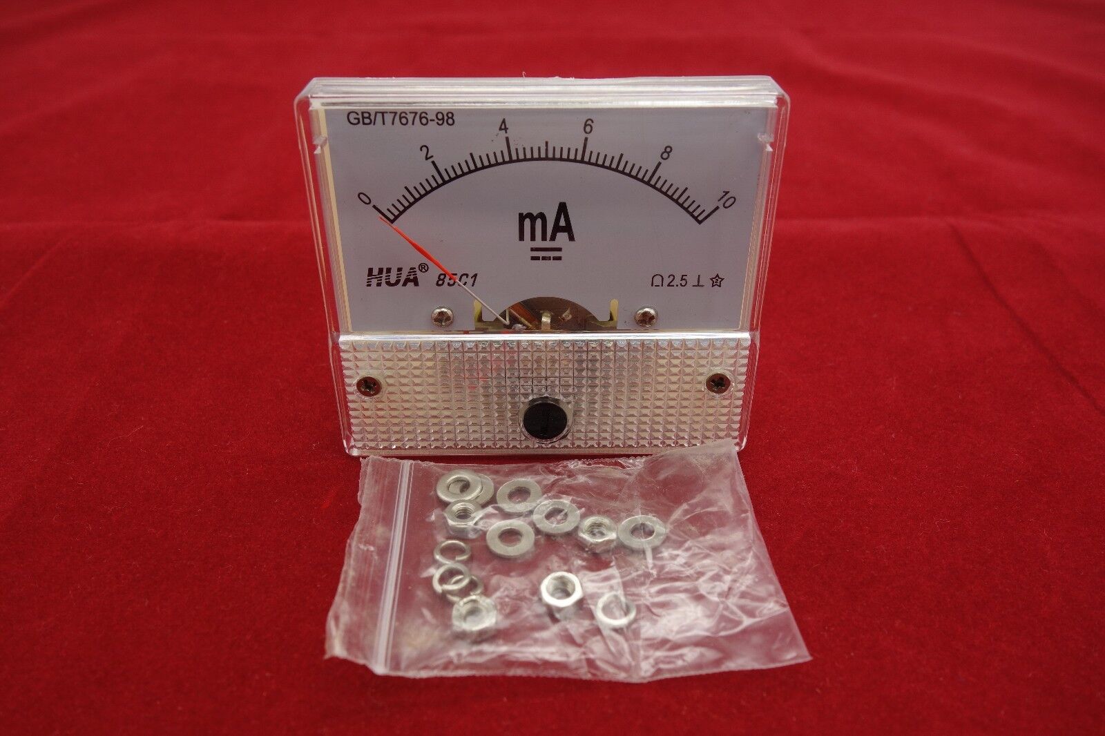 DC 10mA Analog Ammeter Panel Current Meter 85C1 0-10mA DC directly Connect