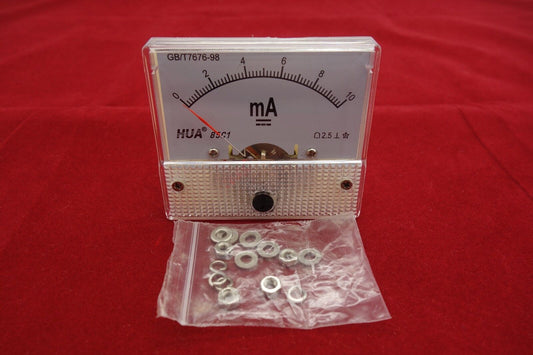 DC 10mA Analog Ammeter Panel Current Meter 85C1 0-10mA DC directly Connect