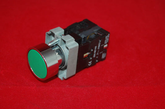 1PCS NEW FITS XB2 BA Series Maintain 22MM Green PUSHBUTTON Switch Maintain NC/NO
