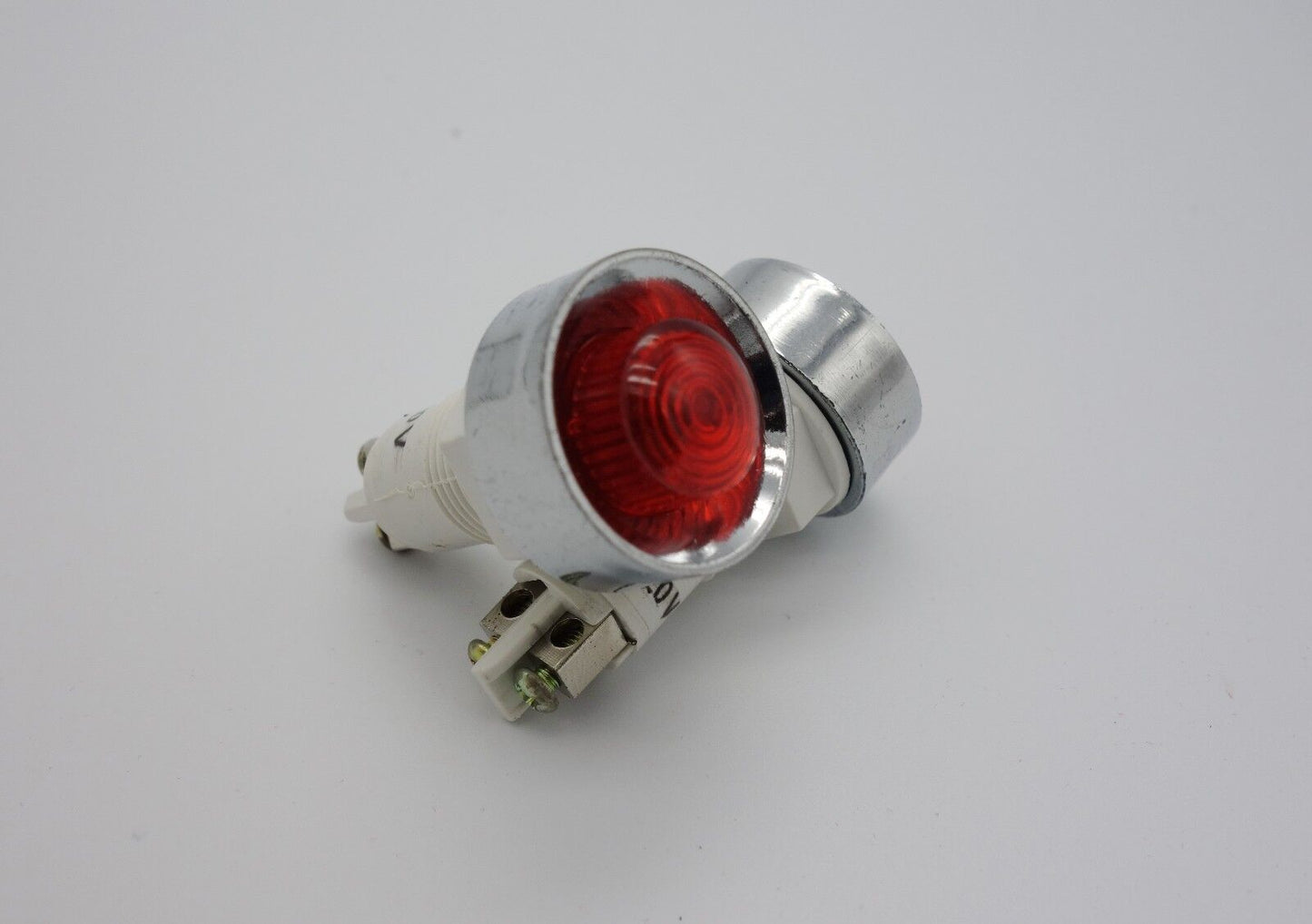 5 Pcs Cutout 13.5mm 12V DC/AC RED LED Pilot Lights Screw terminal
