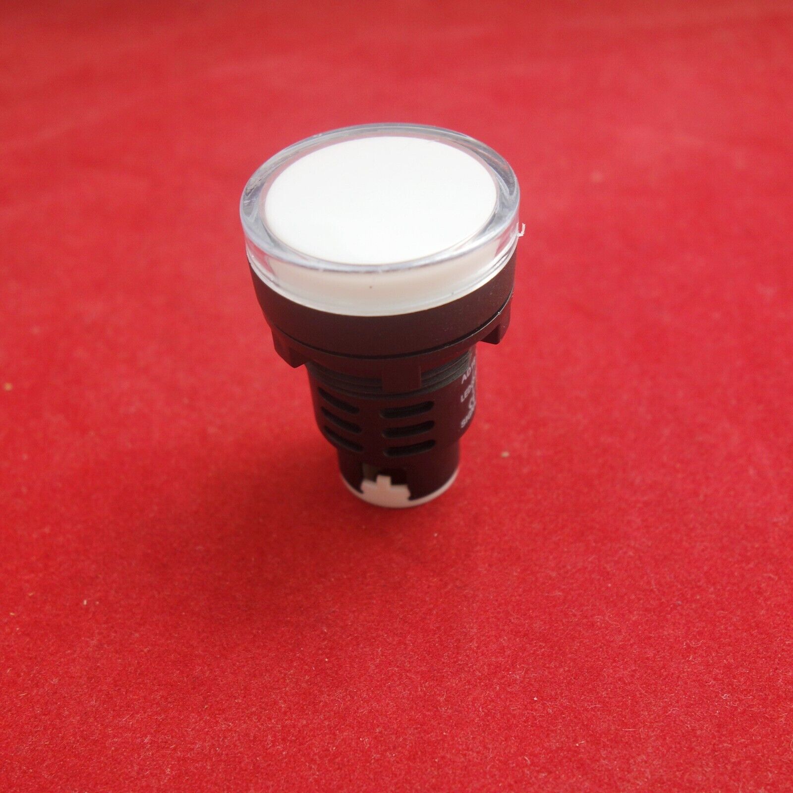 2PCS Pilot light White Led Lamp Cutout Φ30mm Screw Terminal 12V AC/DC AD16-30