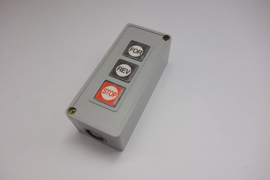 1PC PB-3 10A FORWARD/REVERSE/STOP POWER PUSH BUTTON SWITCH BOX FITS TPB-3