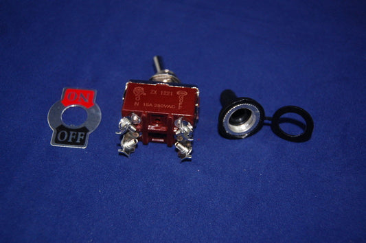 2PCS 4PIN ON-OFF Toggle Switch 15A Screw Termianls Momentary water proof
