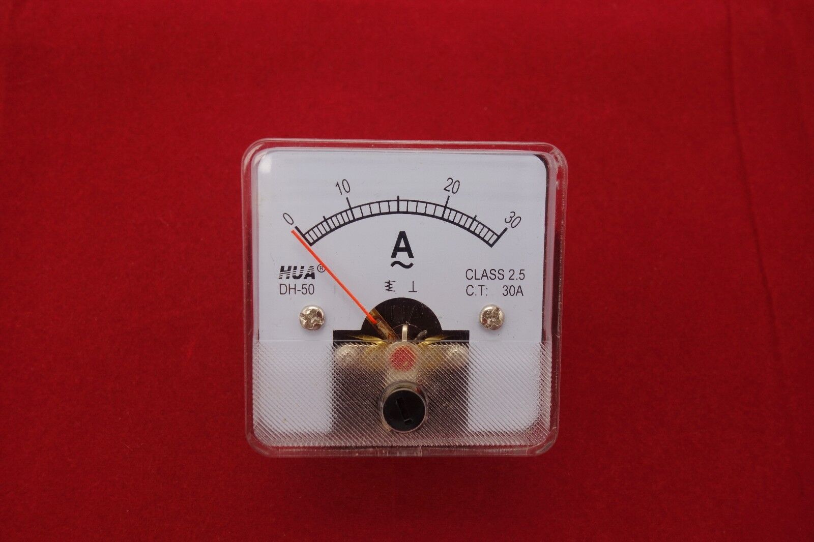 AC 30A Analog Ammeter Panel AMP Current Meter 50*50mm 0-30A directly Connect
