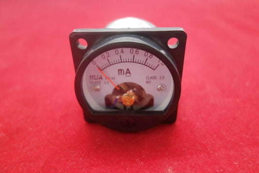 1PC DC 0-1MA Analog Ammeter Panel AMP Current Meter SO45 directly Connect