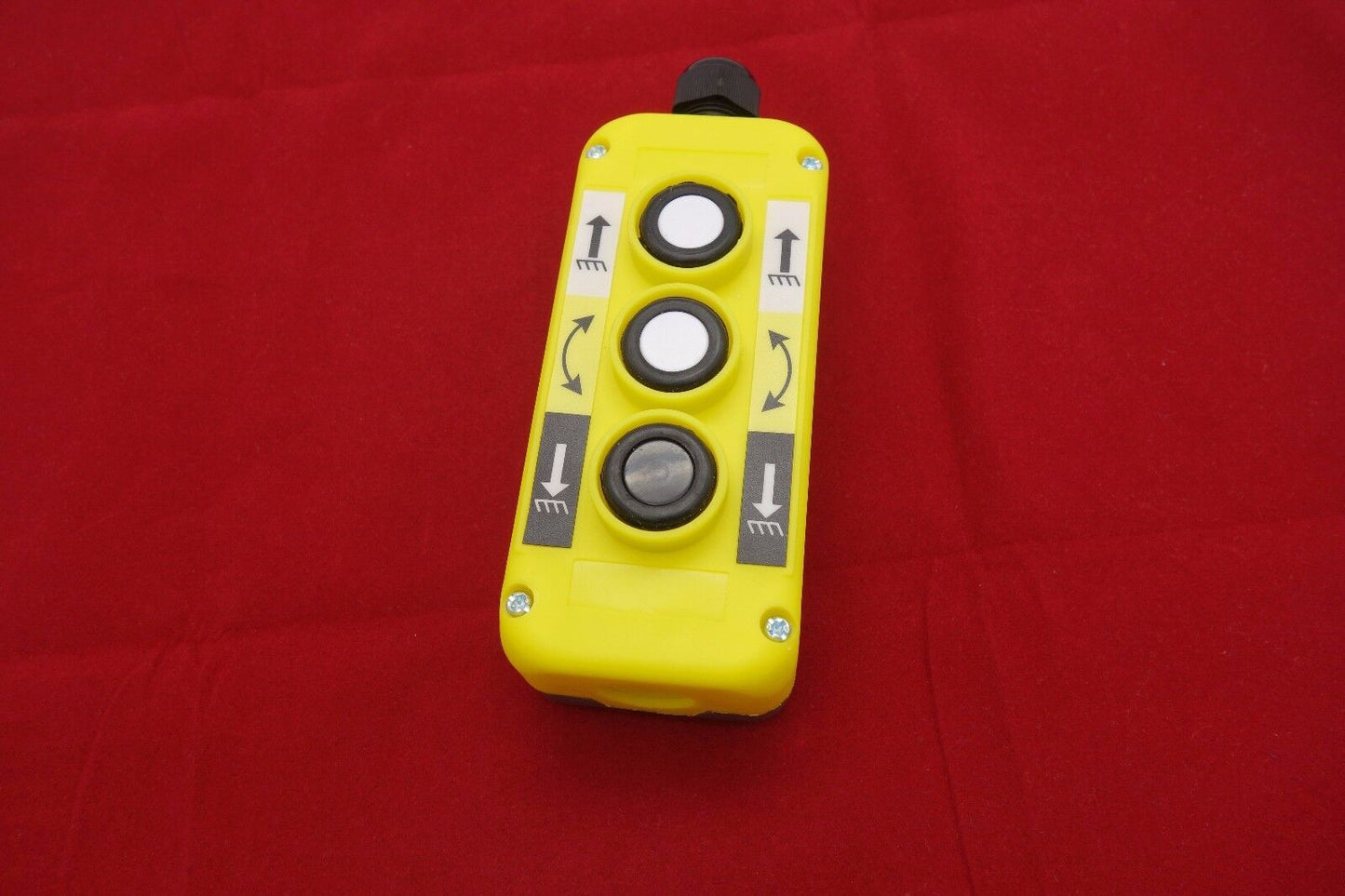 1PC 3 Buttons Hand Remote Hoist And Crane Pendant Control Station T-2