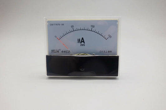 1pc DC 150mA Analog Ammeter Panel Current Meter 44C2 80*100MM DC direct Connect
