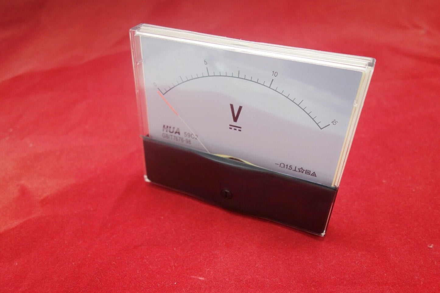 DC 0-15V  Analog Voltmeter Analogue Voltage Panel meter 100x120mm 59C2