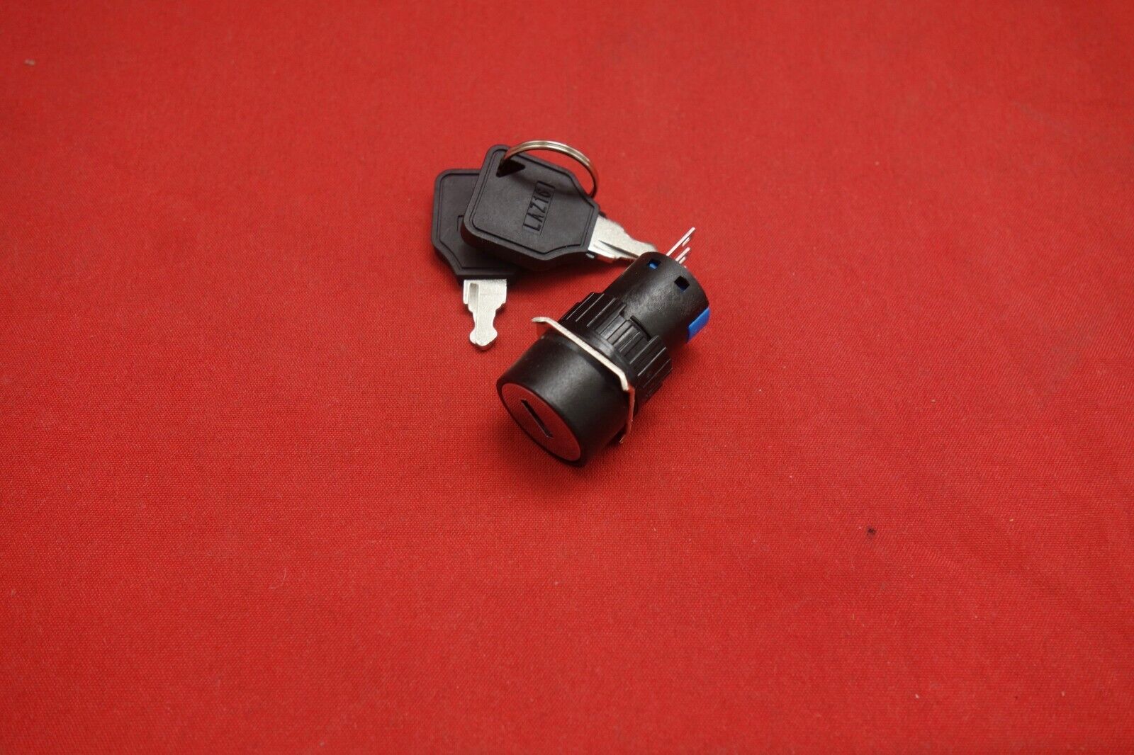2PCS Cutout 16mm Key switch 2 Position 1NO/1NC Maintained AC 250V 3A