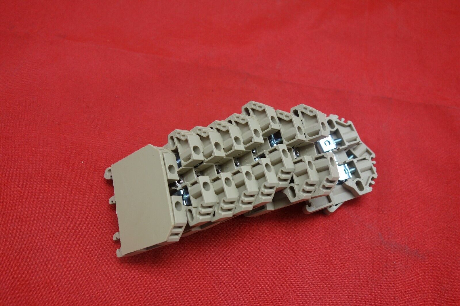 10PCS SAK/JXB 2.5EN Din Rail NS35 Type Combined Terminal block with one cover