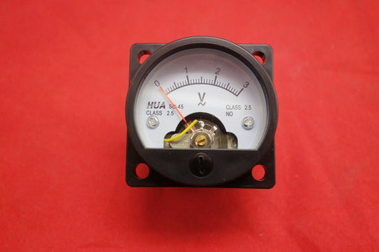 1pC AC 0-3V Analog Voltmeter Analogue Voltage panel meter SO45 directly Connect