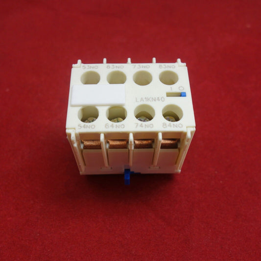 1PC Auxiliary Contact Block Fits LA1KNO40 4NO USE WITH LC.K LP.K CA.K CONTACT