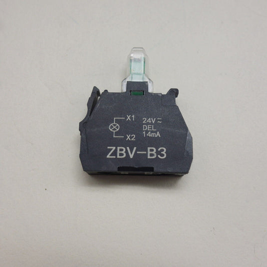 5PCS XB4 XB5 Series light block ZBVB3 Green Integral Led 24V AC/DC
