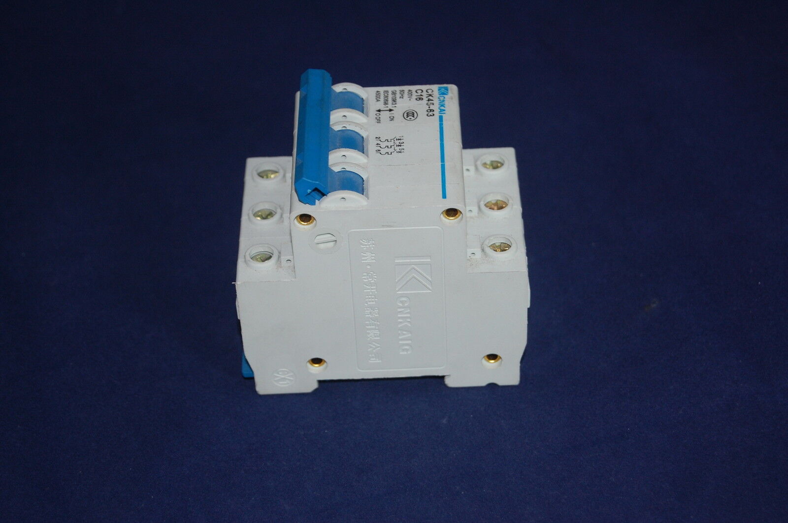 1Pc 3 Pole 16A Miniature Circuit Breaker fits CK45 C16 6KA Breaking Capacity MCB