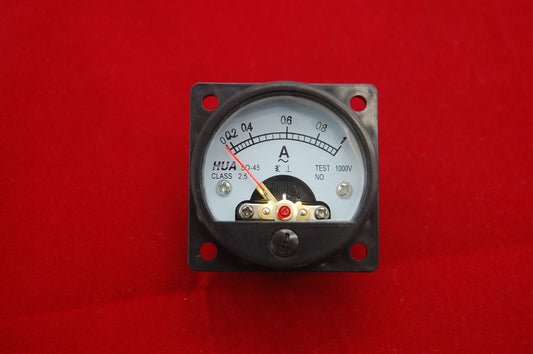 1PC AC 0-1A ROUND Analog Ammeter Panel AMP Current Meter SO45 directly Connect