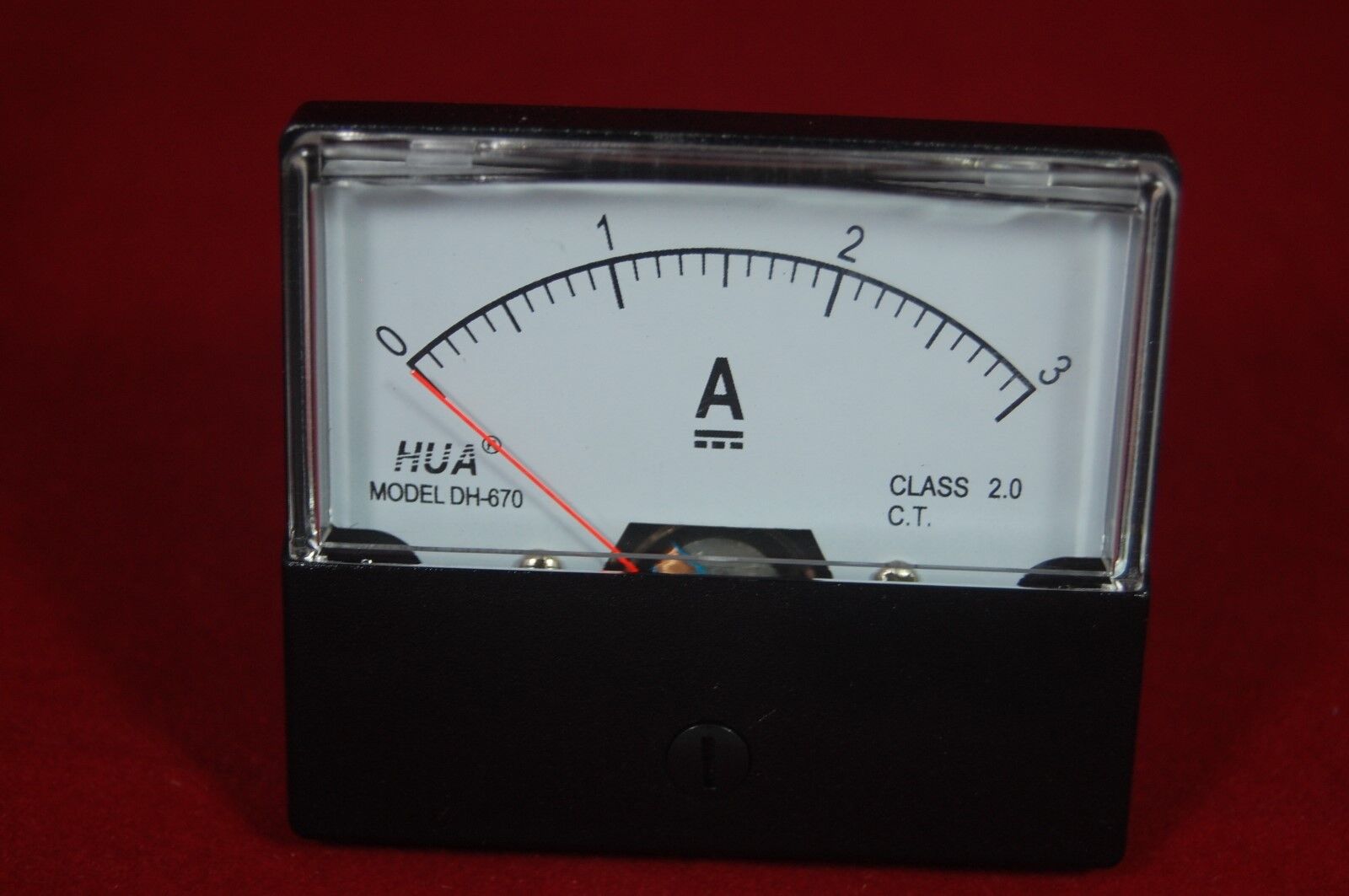 DC 3A Analog Ammeter Panel AMP Current Meter DC 0-3A 60*70mm directly Connect