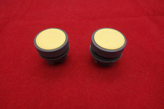 2PC 22MM PUSHBUTTON SWITCH HEAD FITS ZB5 AA5 Yellow color for XB5AA51 Parts