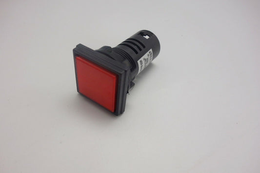 1PC Square Pilot light Red Color Led Lamp Cutout 22mm Screw Terminal 220V AC 