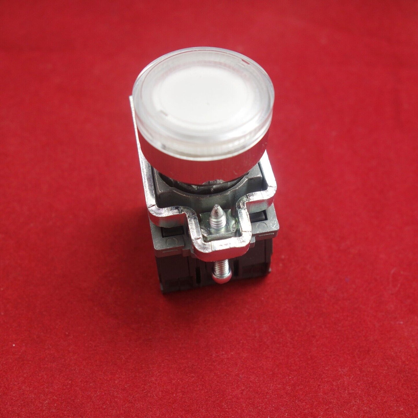 10PCS 22MM  illuminated pushbuttons Fits XB4BW31B5 24V AC/DC White