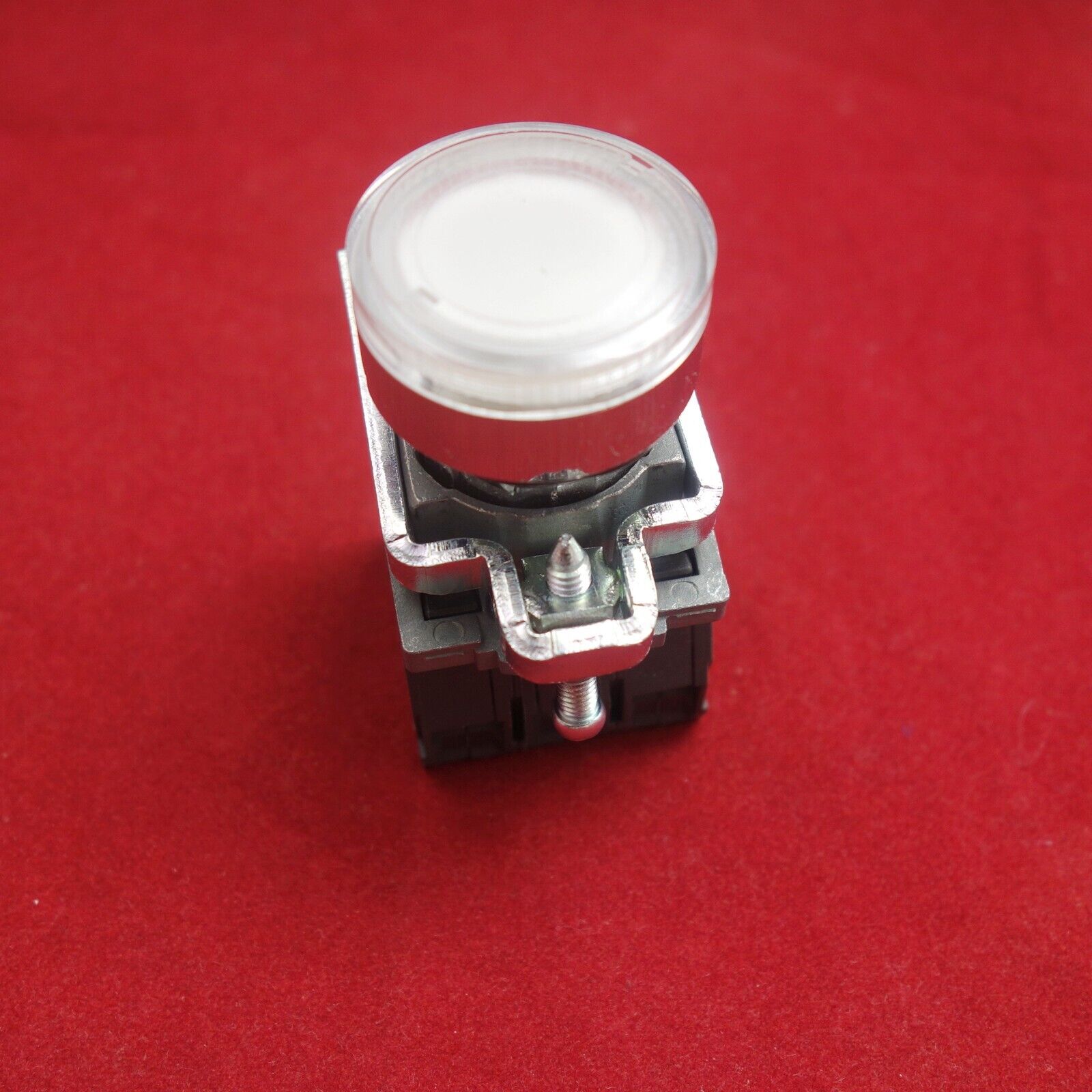 10PCS 22MM  illuminated pushbuttons Fits XB4BW31B5 24V AC/DC White