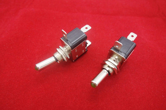 2PCS Car 12V 20A ON-OFF Yellow LED Light Toggle Rokcer Switch SPST Maintained