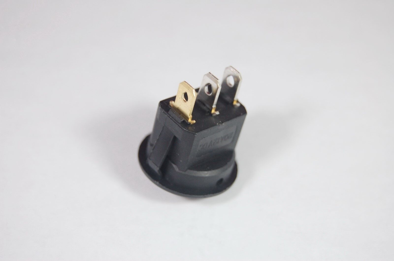 5 Pcs RED Light Illuminated ROUND 2 Position Boat  Rocker Switch 3 Pin 12V AC/DC