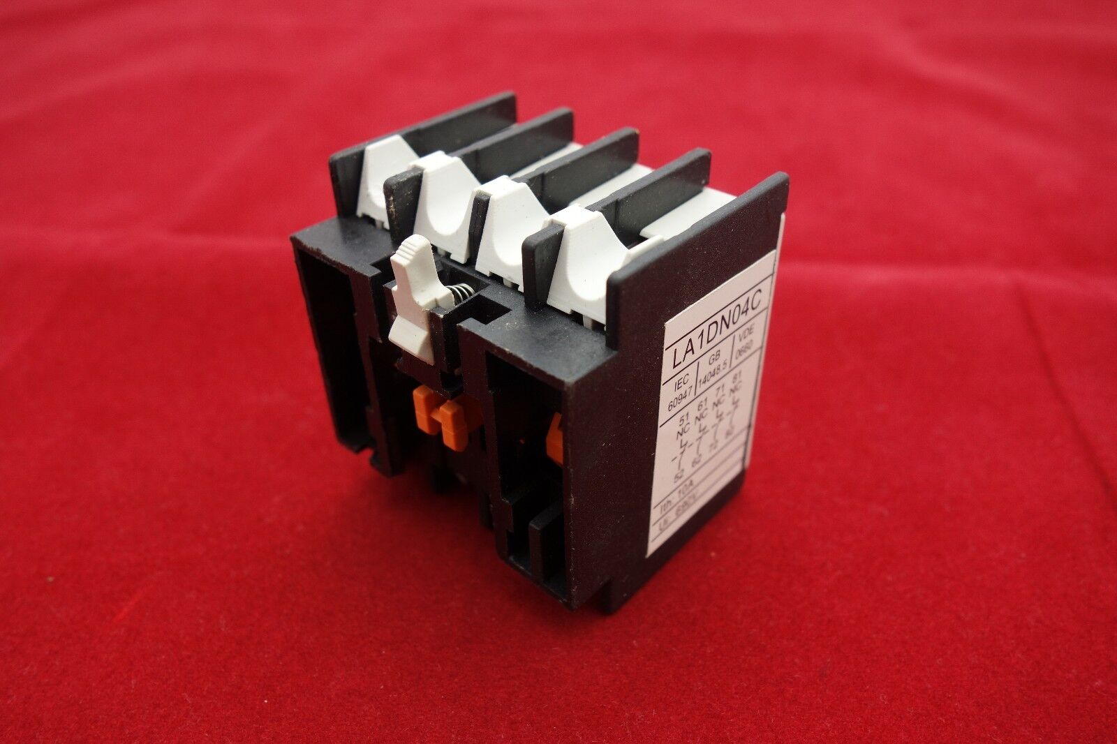 1PC Auxiliary Contact Block Fits LA1-DN04 4NC