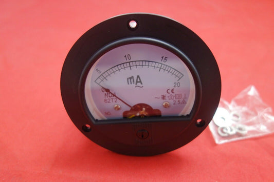 AC 0-20mA ROUND Analog Ammeter Panel AMP Current Meter Dia. 90mm direct Connect