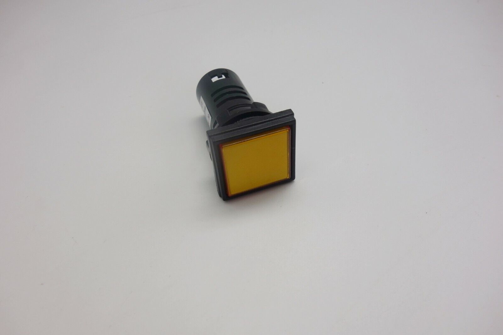 1PC Square Pilot light Yellow Color Led Lamp Cutout 22mm Screw Terminal 220V AC 