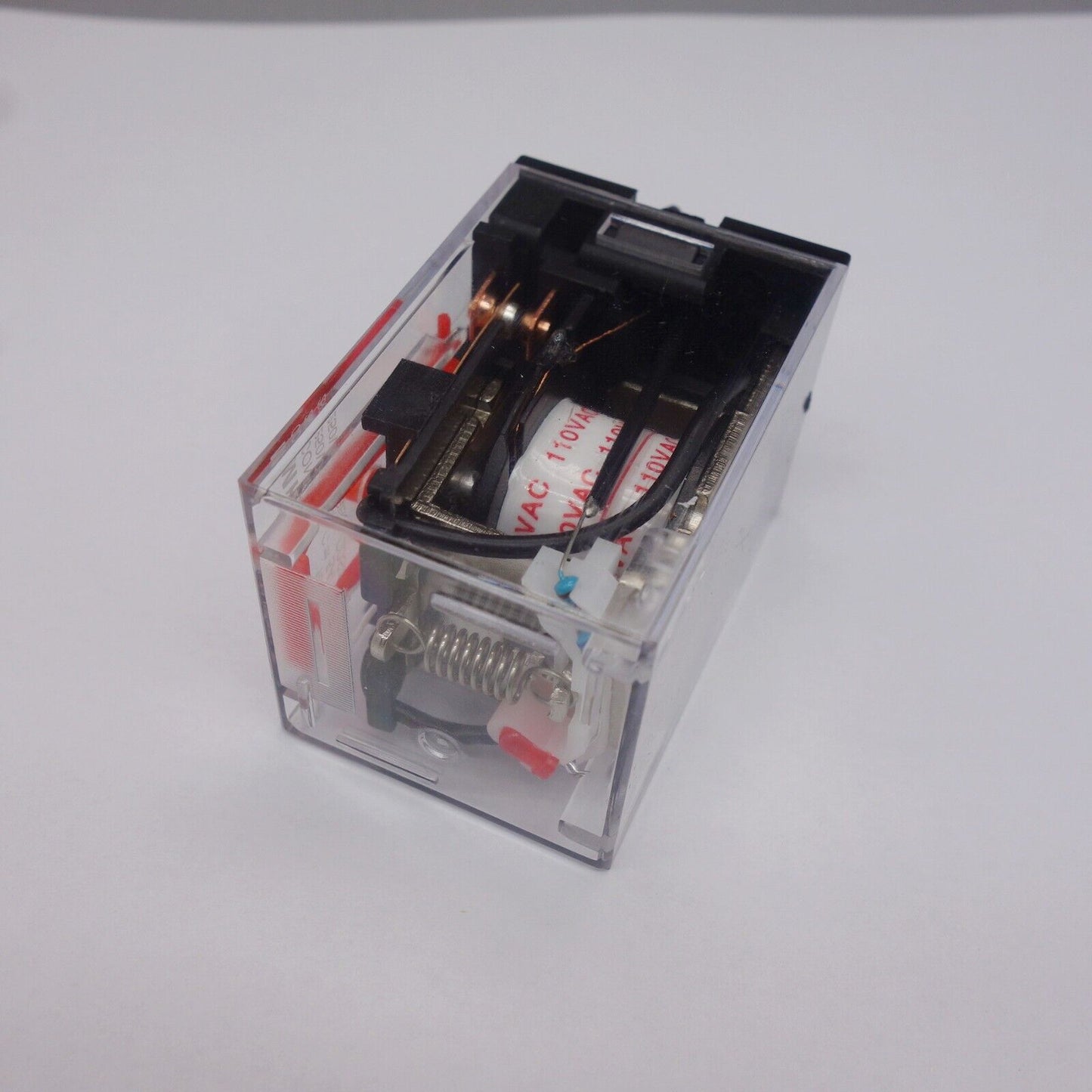1pc PLUG IN RELAY 8PIN 2P FITS MK-2PNS 110V AC with TESTING BUTTON and indicator