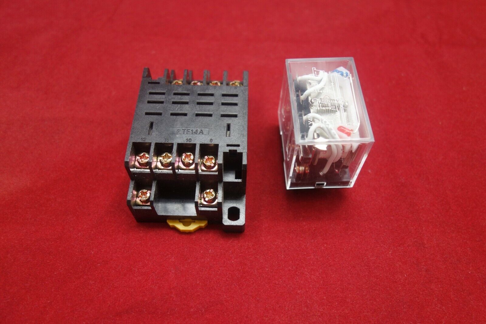 1PC LY4N General Purpose Relay 120V AC 14-Pins 10 Amp With PTF14A Socket 