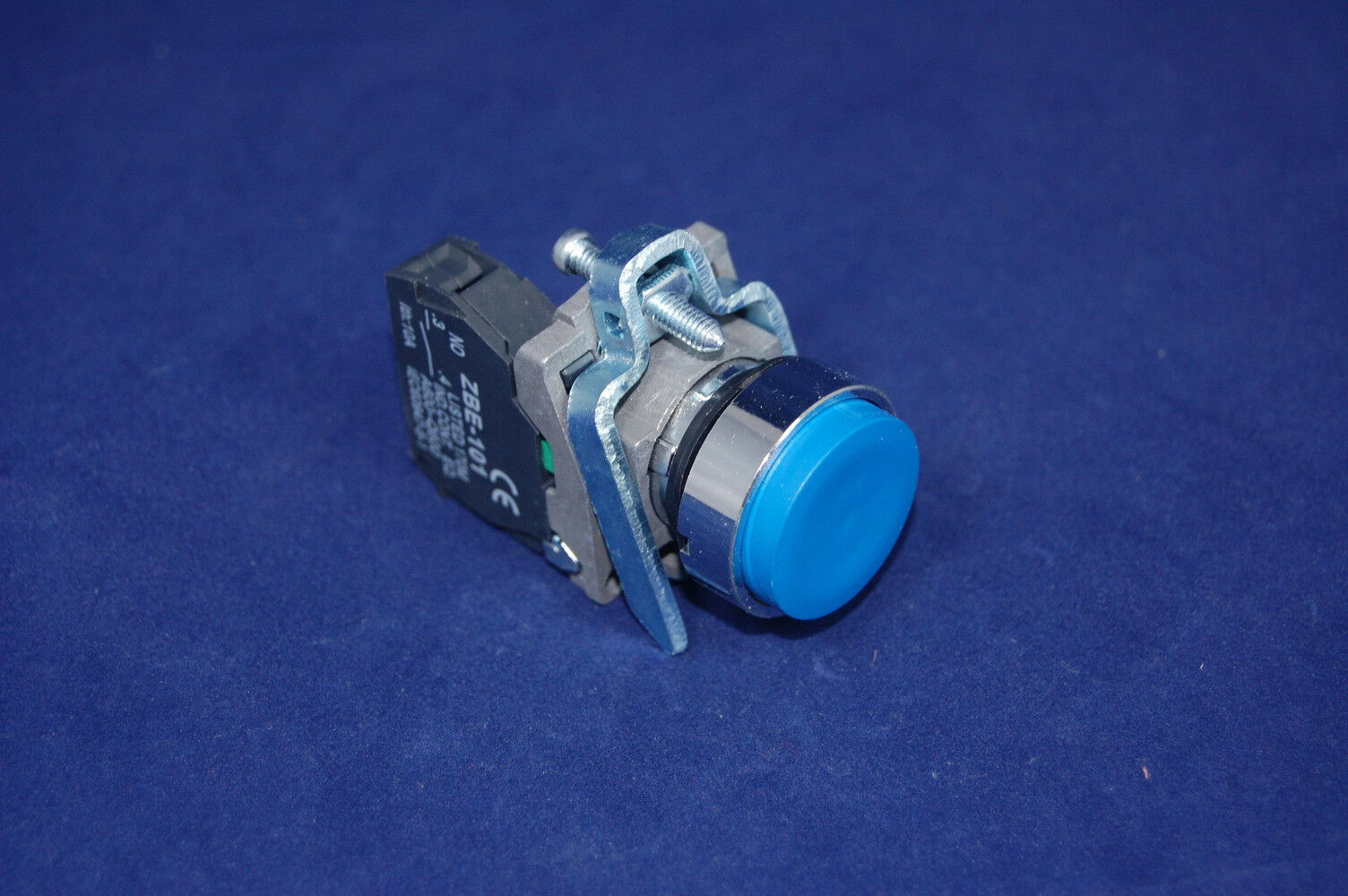 1PC 22MM PUSHBUTTON SWITCH FITS XB4BL61C BLUE 1NO Projecting push MOMENTARY