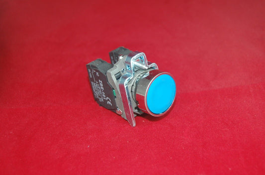 5PCS 22MM Metal PUSHBUTTON SWITCH FITS XB4BA65 BLUE 1NC/1NO