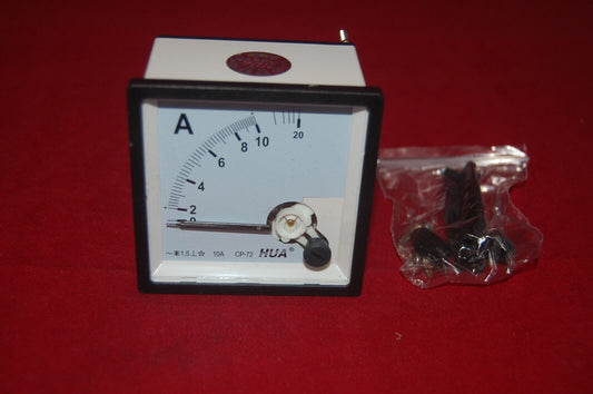 AC 0-10A Analog Ammeter Panel AMP Current Meter 72*72mm directly Connect
