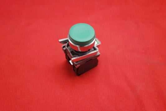 1PC 22MM Metal PUSHBUTTON SWITCH FITS XB4BL35 Green 1NC/1NO Projecting push