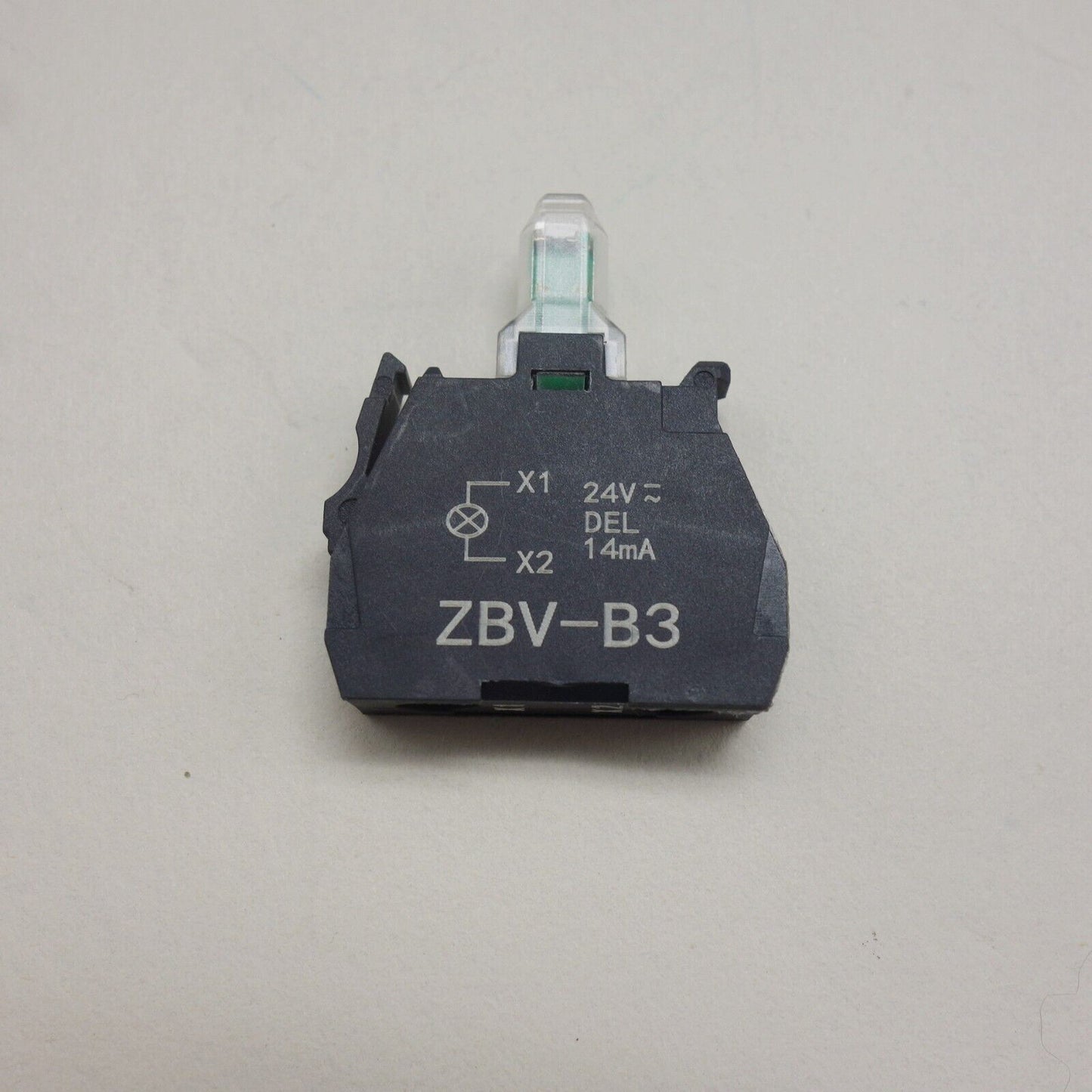 2PCS XB4/XB5 Series light block ZBV B3 Green Integral Led 24V AC/DC