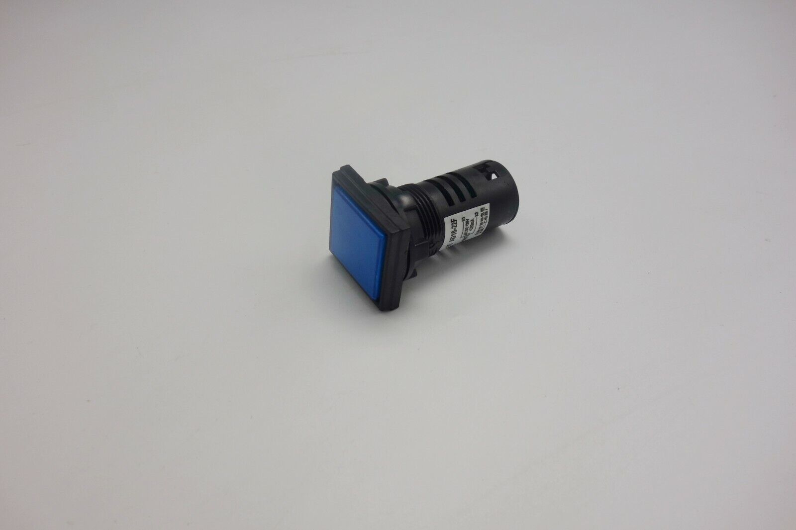 1PC Square Pilot light Blue Color Led Lamp Cutout 22mm Screw Terminal 110V AC 