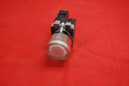 1PC FITS XB2BW31G1 Momentary White Pushbutton With 110V LED Pilot Light Lamp