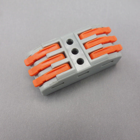 5PCS CMK-423 Terminal block Push in quick connector 32A 0.08-4MM2 3P 6 Circuits