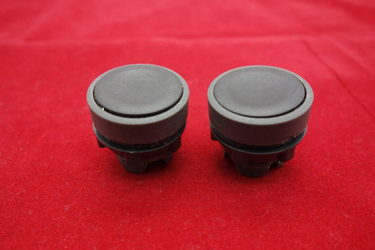 2PC 22MM PUSHBUTTON SWITCH HEAD FITS ZB5 AA2 Black for XB5AA21 Parts