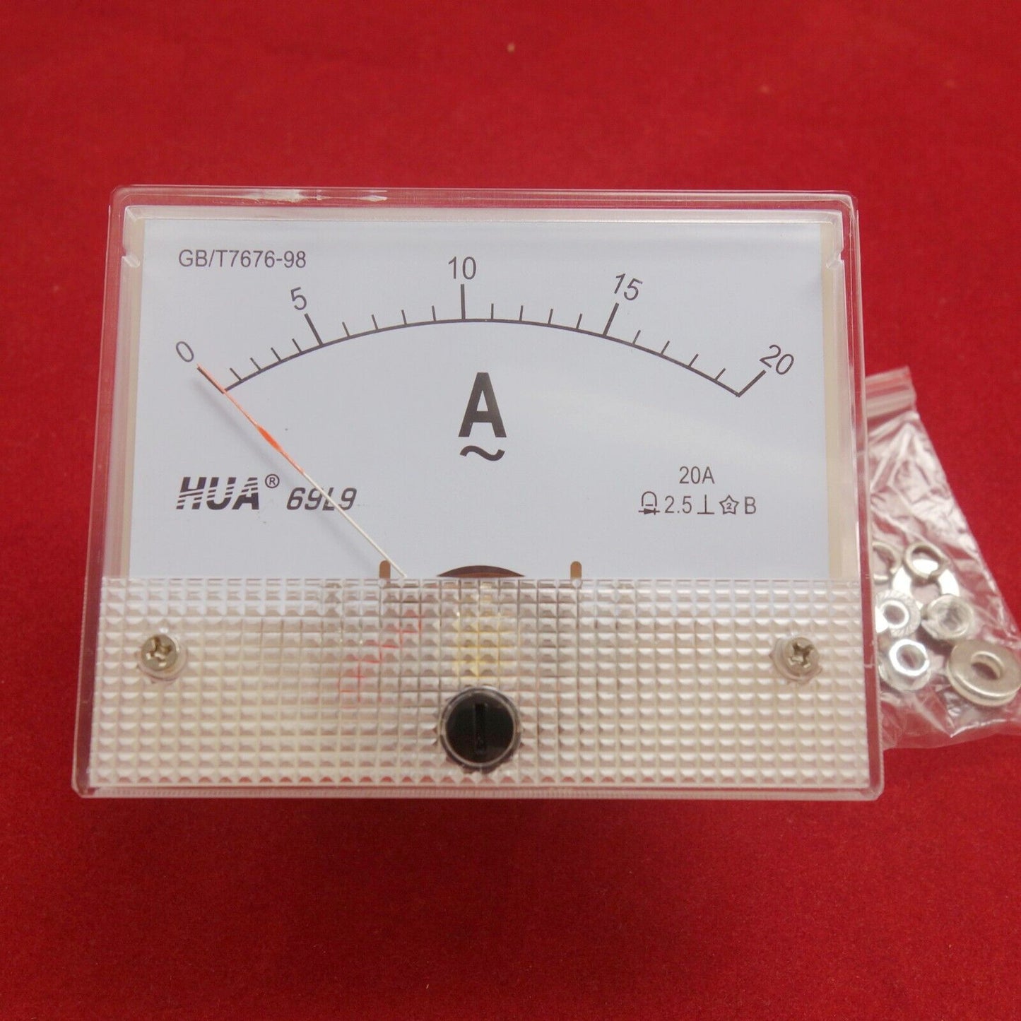 1pc AC 20A Analog Ammeter Panel AMP Current Meter 69L9 direct connect