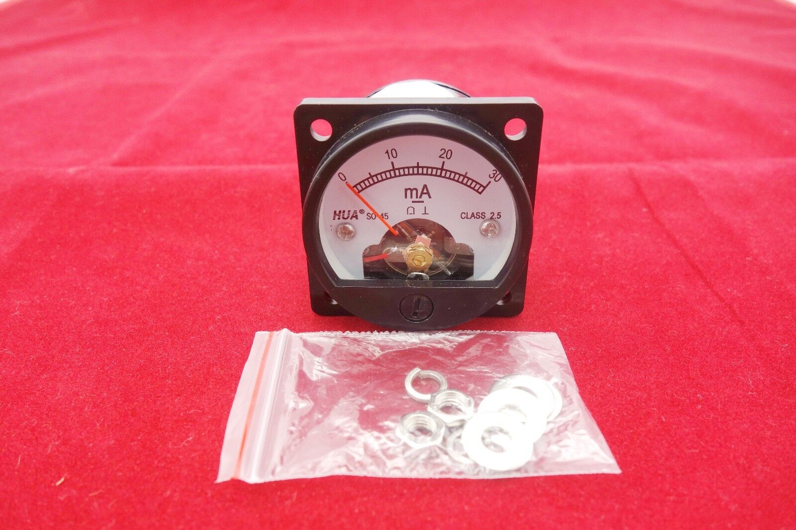 1PC DC 0-30MA Analog Ammeter Panel AMP Current Meter SO45 directly Connect