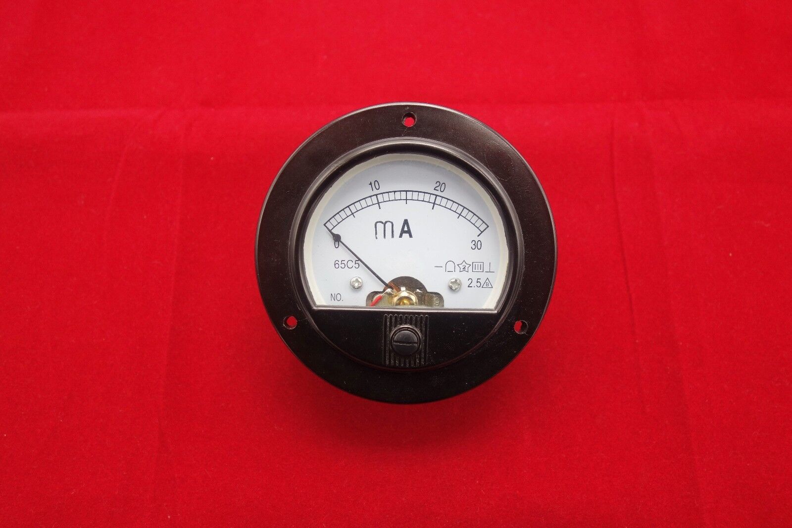 DC 0-30mA Round Analog Ammeter Panel AMP Meter Dia. 90mm directly Connect