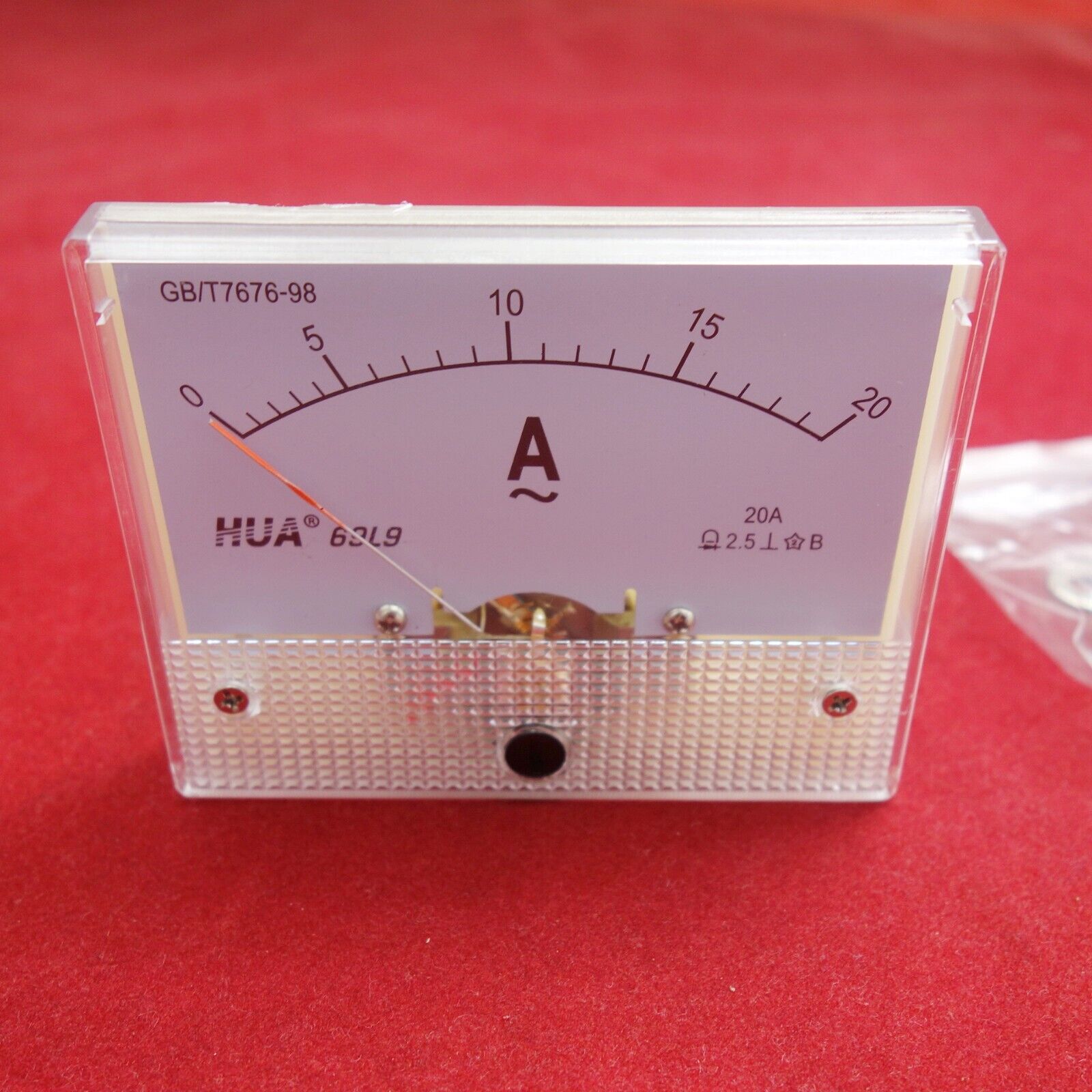 1pc AC 20A Analog Ammeter Panel AMP Current Meter 69L9 direct connect