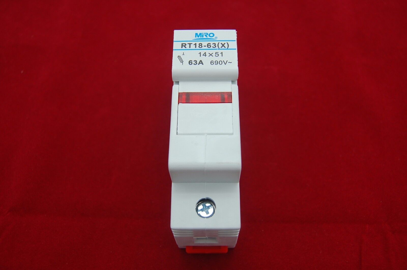 1PC 1 Pole Din Rail Mounting RT18-63 Fuse Holder for 14x51MM Fuse link