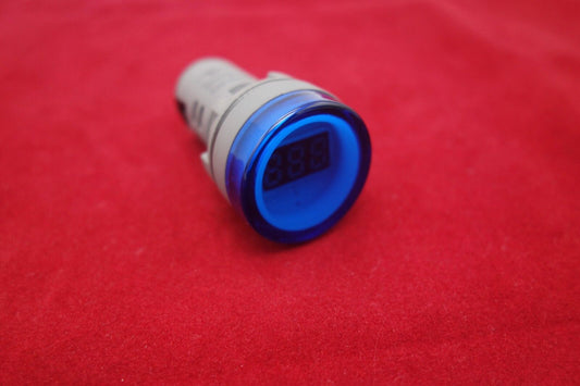1pc 22MM Blue AC 50-500V 3 digital LED Voltmeter Voltage meter Pilot Light type