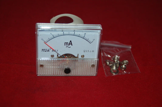 AC 5mA Analog Ammeter Panel AMP Current Meter 85C1 0-5mA AC directly Connect