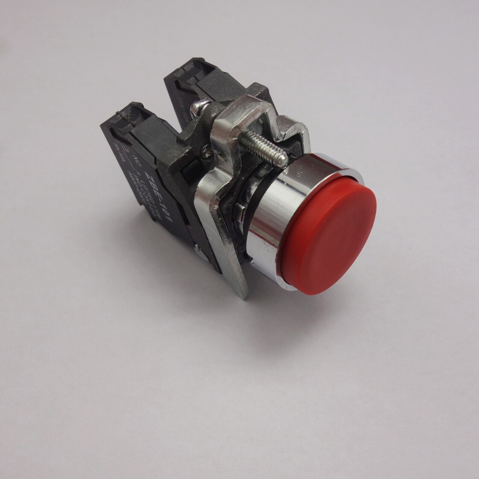 1PC 22MM Metal PUSH BUTTON SWITCH FITS XB4BL45 RED 1NC/1NO Projecting push