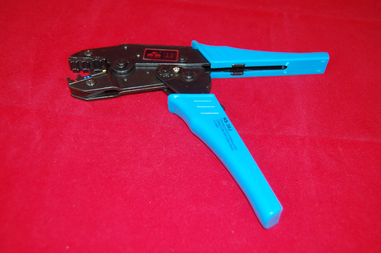 1PC RATCHET CRIMPING CRIMP PRESS PLIERS For Insulated Terminals AWG 20-10